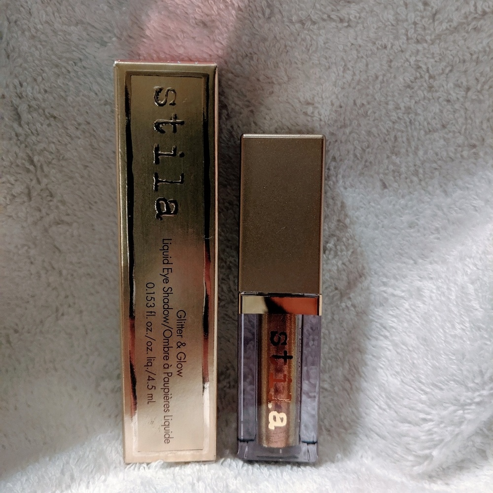 Stila eyeshadow rocking rose glitter and gold